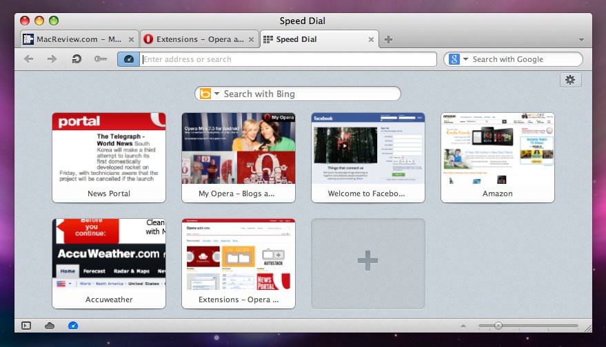 Opera for Mac